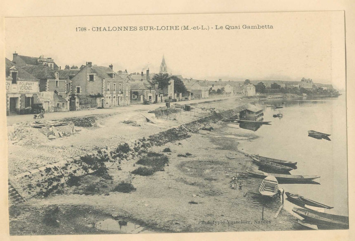 1708. Chalonnes-sur-Loire (M-et-L). Le quai Gambetta