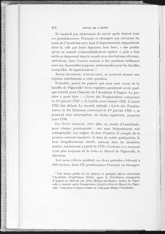 Livres des pensionnaires et des externes à l'Académie d'équitation d'Angers au XVIIIe siècle (1755-1790) d'après un document inédit