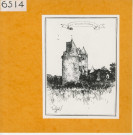 Le Pin-en-Mauges : Château de la Jousselinière (Atlas Célestin Port, planche 56, gravure)