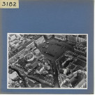 Angers : Rue Saint Denis et Place du Ralliement, vue aérienne