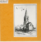 Gennes : Eglise Saint-Eusèbe (Atlas Célestin Port, planche 49, gravure)