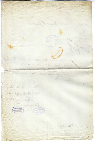 Correspondance du général Lamarque [au Ministre de la guerre]