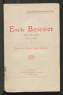 Emile Boissier, poète nantais (1870-1905)