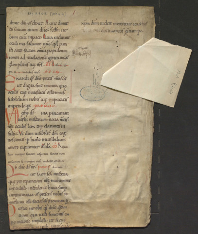 Folio de missel (XIe siècle)