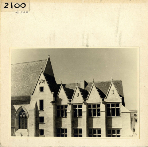 Angers : Détail du toit du Châtelet