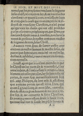 Le secret et mistere des Juifs jusques à présent caché, et maintenant mis en lumière, par Françoys le Fevre. Histoire de Théodose pontife de la loy et de Philippe chrestien, etc...