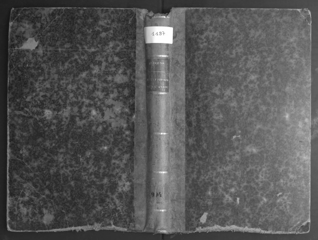 Audouys. "Projet d'armorial pour l'Anjou, rédigé par ordre alphabétique"