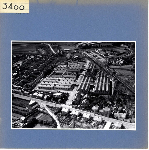 Trélazé : Manufacture des allumettes (vue aérienne)