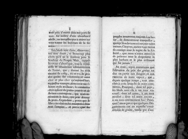 Le conseil général du département de Maine-et-Loire à ses concitoyens, sur la libre circulation des subsistances