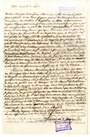 Léchaudé d'Anisy (Amédée-Louis), érudit et historien