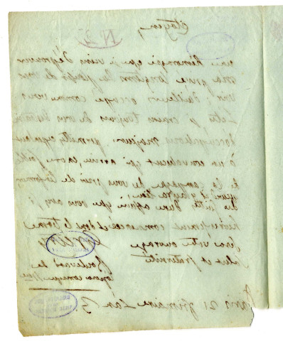 Correspondance de Grétry [avec Lakanal]