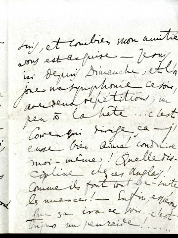 Lettres de Georges Enesco à Jean Huré