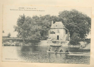 Angers. Le port de l'île. Etablissement Béchu, Promenade favorite des angevins