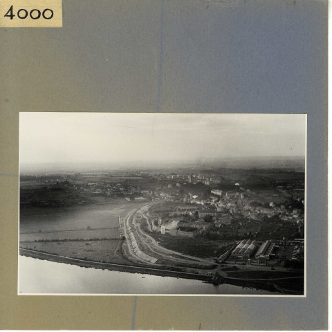 Angers : Construction du boulevard Tournemine ( vue aérienne)