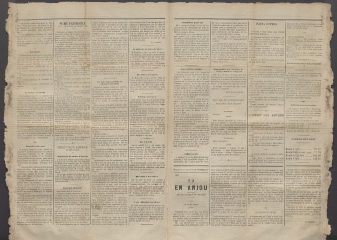 Le postillon. 27-28 déc. 1883 (1re année, n° 65)
