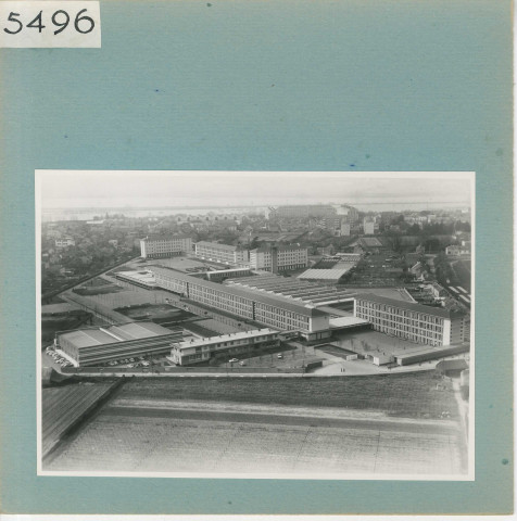 Angers : Lycée Chevrollier (vue aérienne)