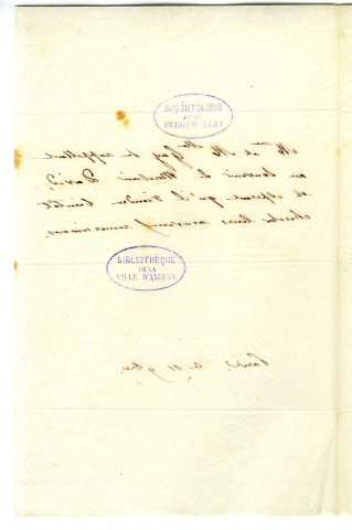 Correspondance de Delphine Gay avec Pierre-Jean David d'Angers