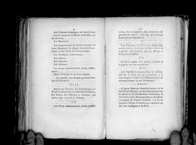 Fête civique en l'honneur des vieillards