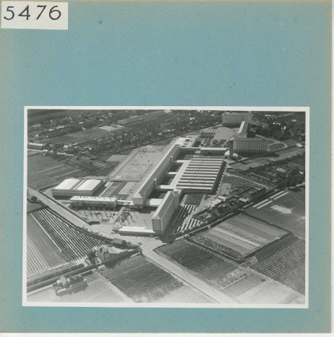 Angers : Ecole La Baronnerie (vue aérienne)