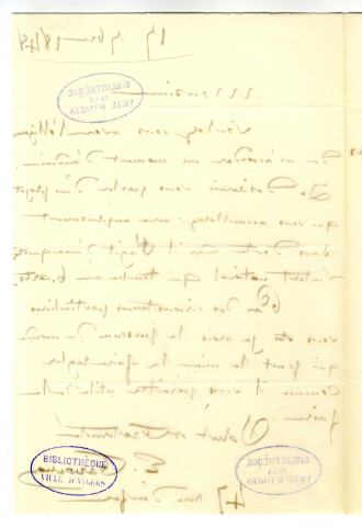 Correspondance de Farochon avec Pierre-Jean David d'Angers