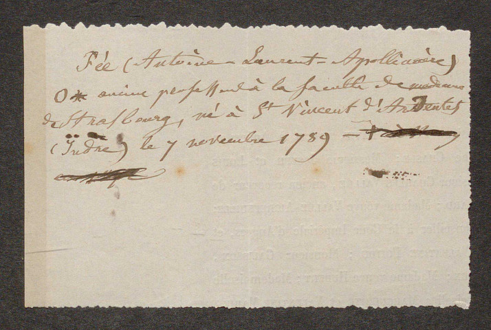 Fée, Antoine-Laurent-Apollinaire