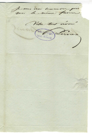 Correspondance de P. Leroux [à Pierre-Jean David d'Angers]