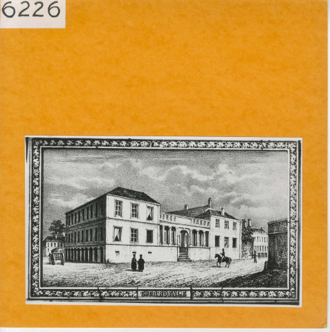 Angers : Plan, détail des gravures