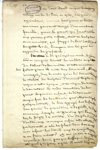 8 - Vie de son père Pierre Louis David