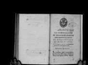 Le commissaire du directoire exécutif près l'administration centrale du département de Maine-et-Loire, à ses collègues près les administrations municipales du dit département, Signé : Moreau