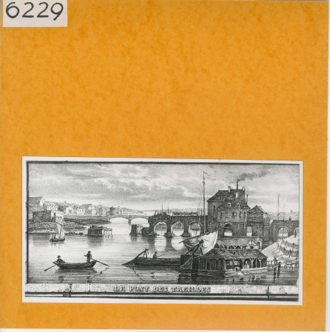 Angers : Plan, détail des gravures