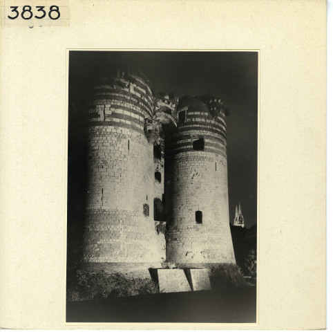 Angers : Illuminations (prise de vue aérienne)