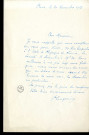 Lettre de Paul Langevin à Jean Huré