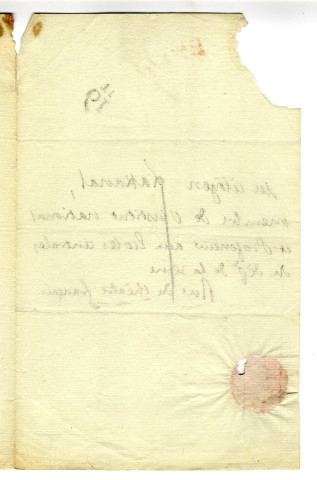 Correspondance du marquis de Pastoret [a Lakanal]