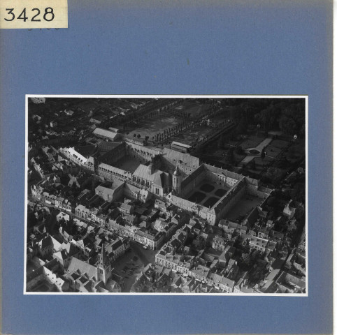 La Flèche : Le Prytanée, vue aérienne