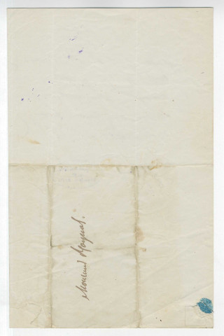 Correspondance de Pierre-Jean de Béranger [à Pierre-Jean David d'Angers]