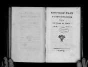Nouveau plan d'administration pour la ville de Paris, par M...