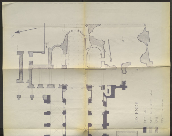 [Photographies de monuments d'] Angers - Abbaye du Ronceray