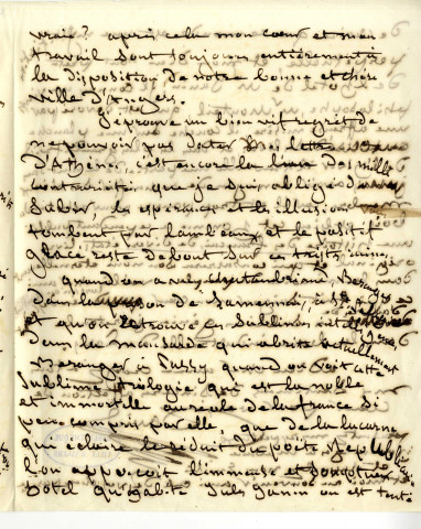 3 - Lettre à M. Maillard du 15 décembre 1842