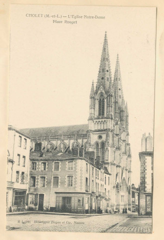 ML 191. Cholet (M-et-L). L'église Notre-Dame Place Rouget