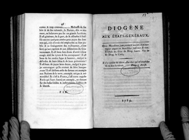 Diogène aux Etats-Généraux