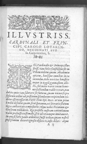 Jac. Carpentarii Claromontani... orationes tres : pro jure professionis suae in senatu ex tempore habitae, contra importunas Rami actiones
