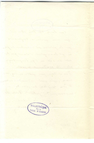 Correspondance de Gigoux avec Pierre-Jean David d'Angers